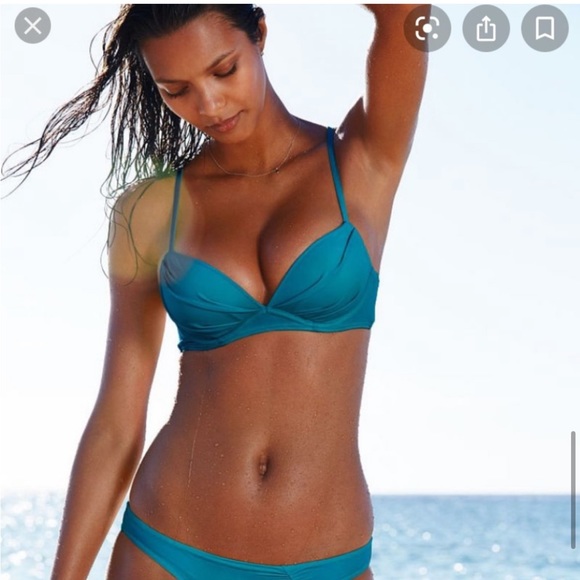 Victoria’s Secret angel multi-way convertible floral bikini top - Picture 15 of 16